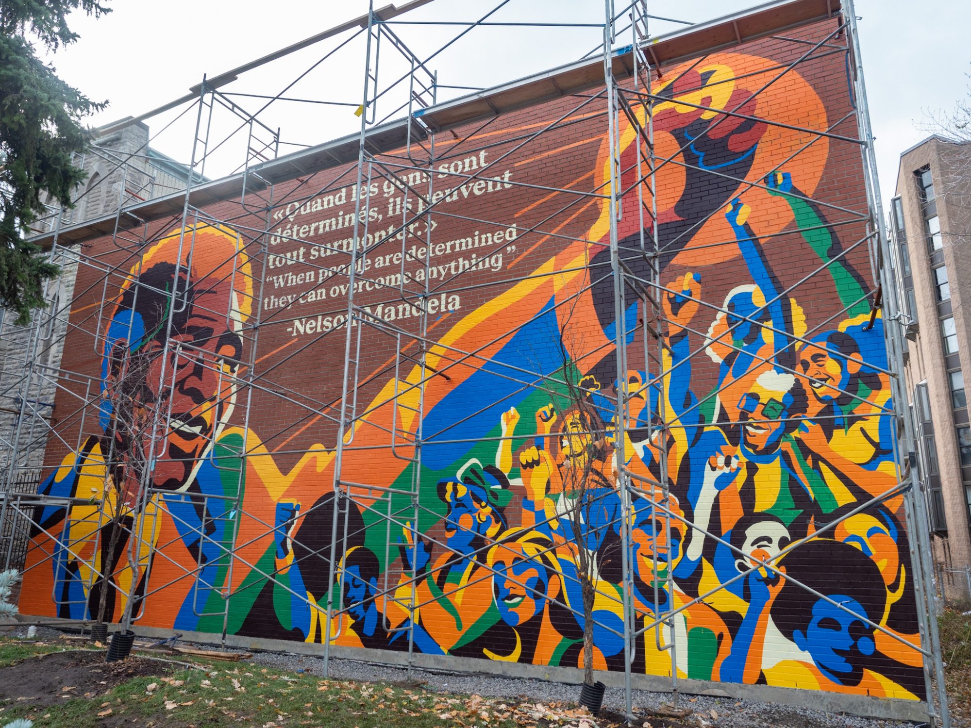 Murale Nelson Mandela