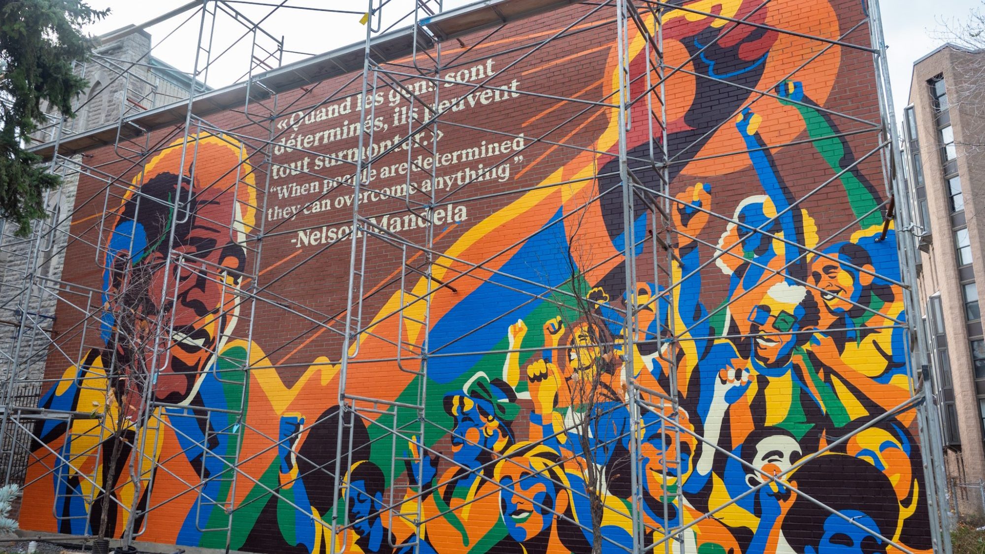 Murale Nelson Mandela