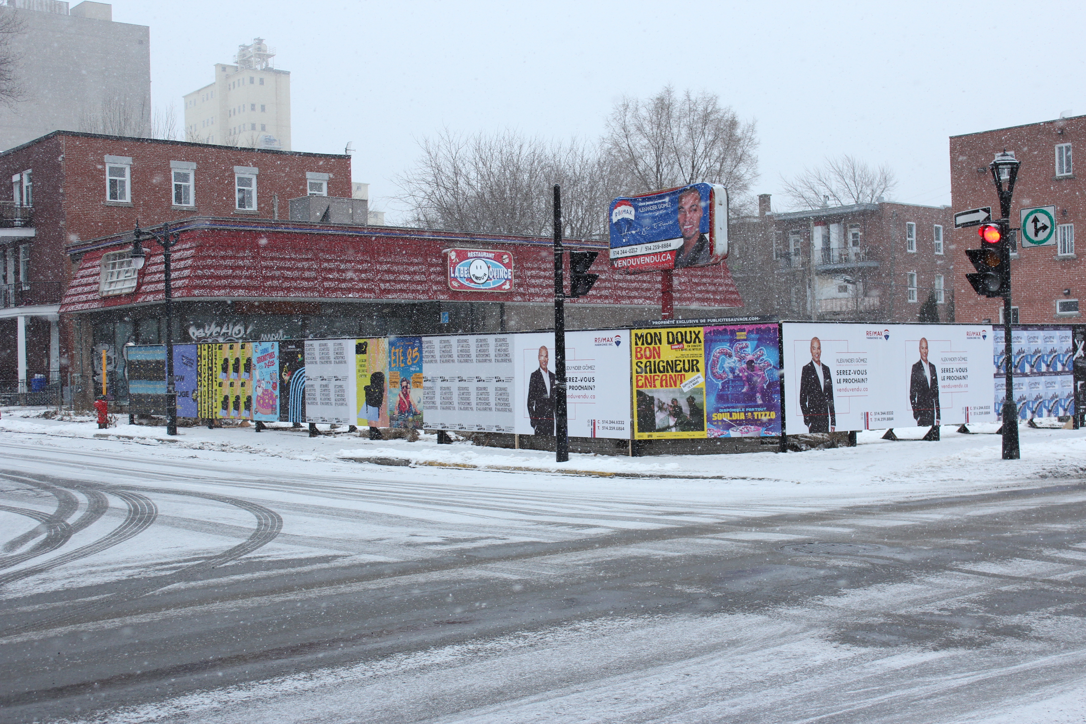 Photo de l'ancien restaurant La Belle Province.