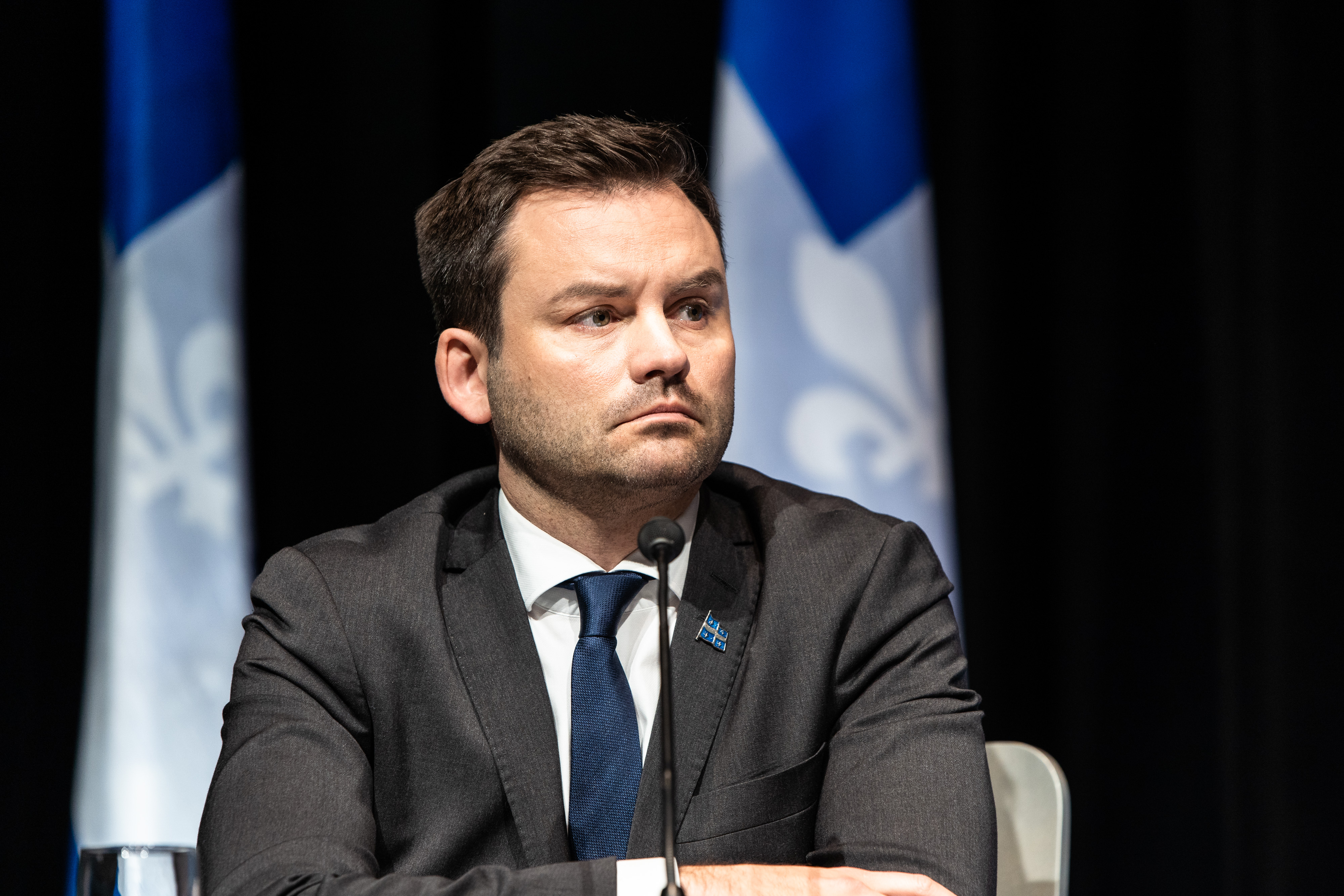 Le chef du PQ, Paul St-Pierre Plamondon
