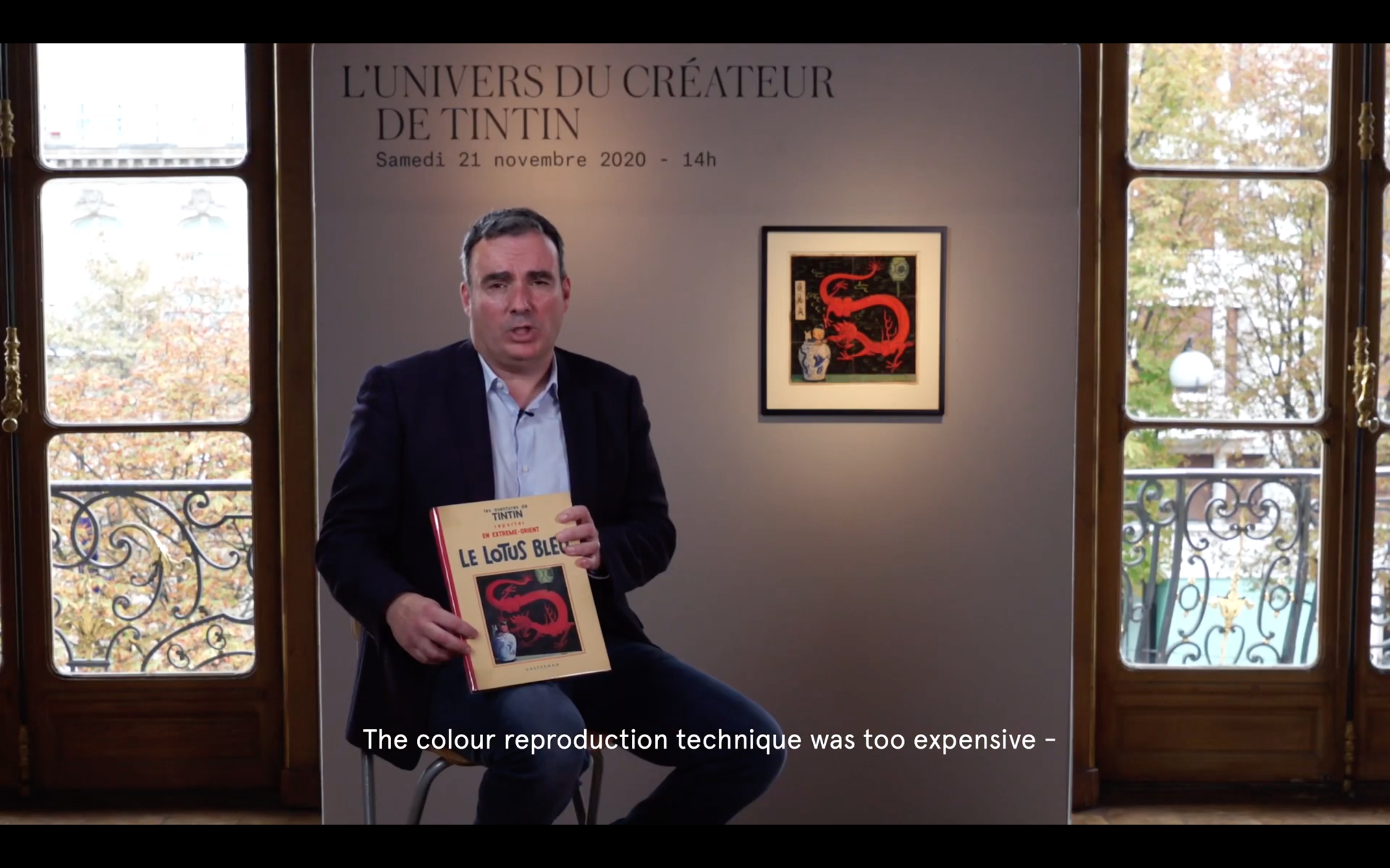 Tintin: record attendu pour le mystérieux Lotus bleu d'Hergé aux enchères