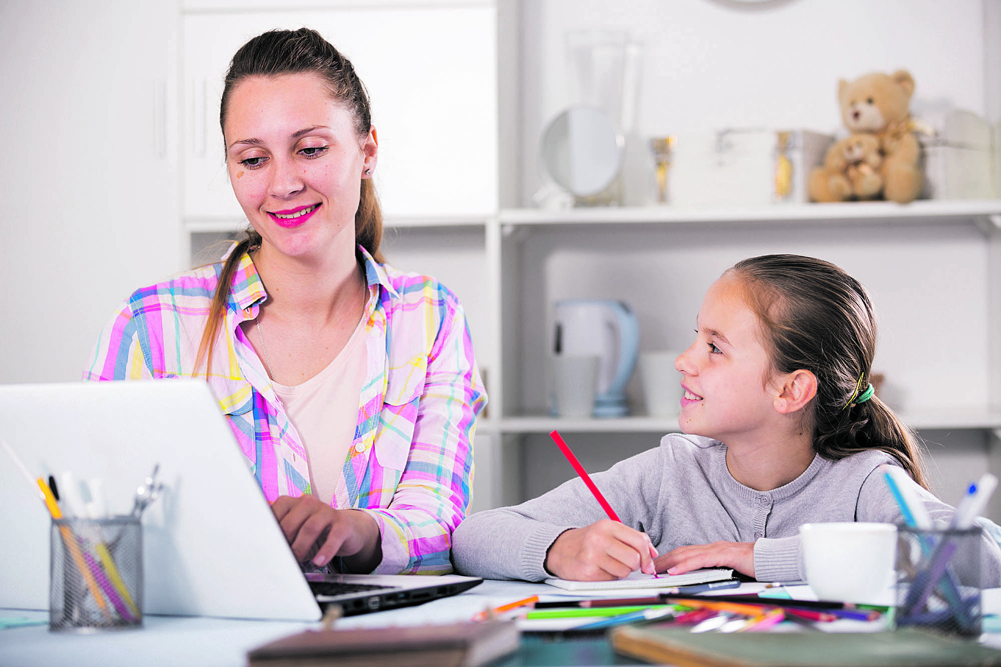 Cinq trucs pour concilier télétravail et télé-école