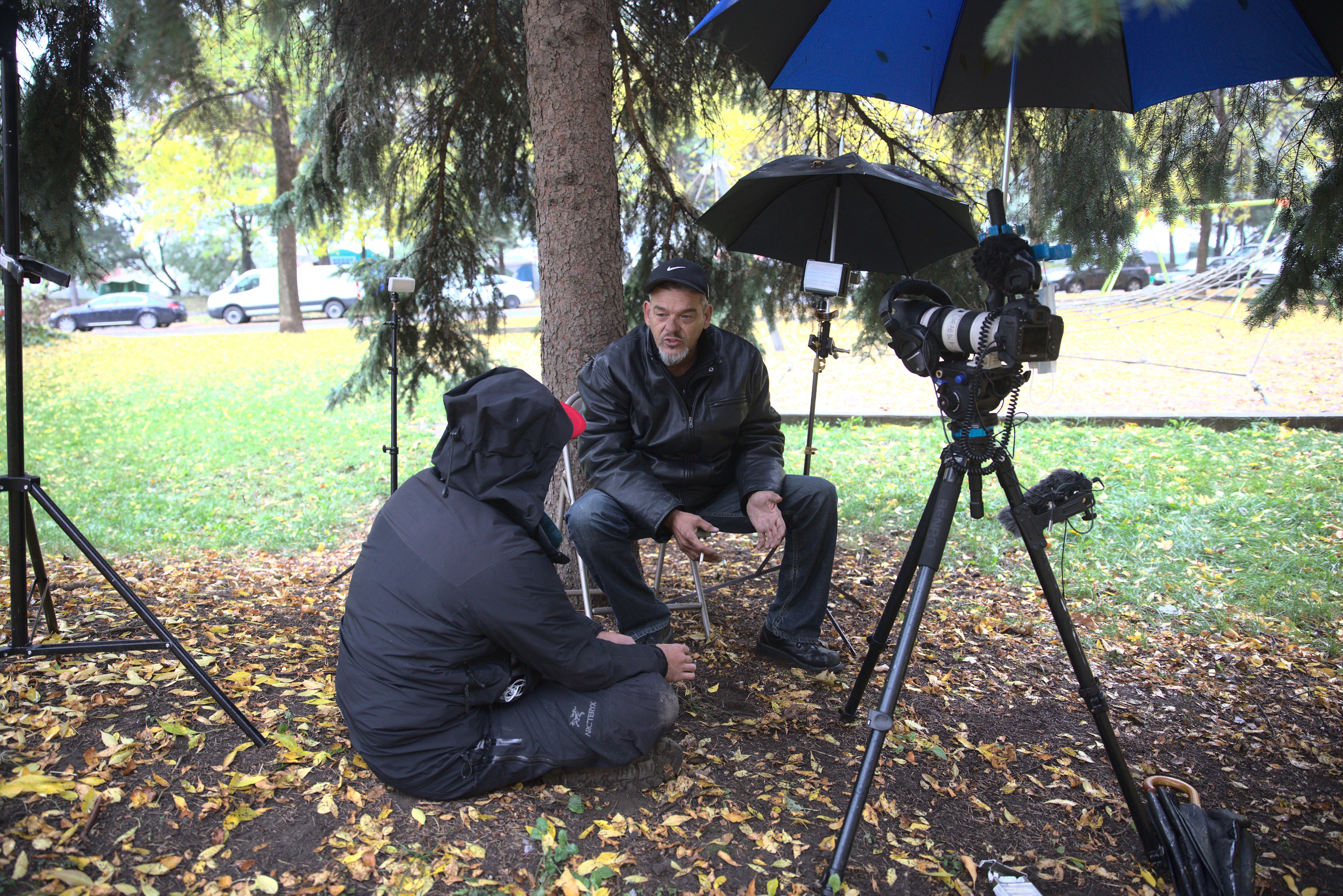 Photo prise au campement Notre-Dame.