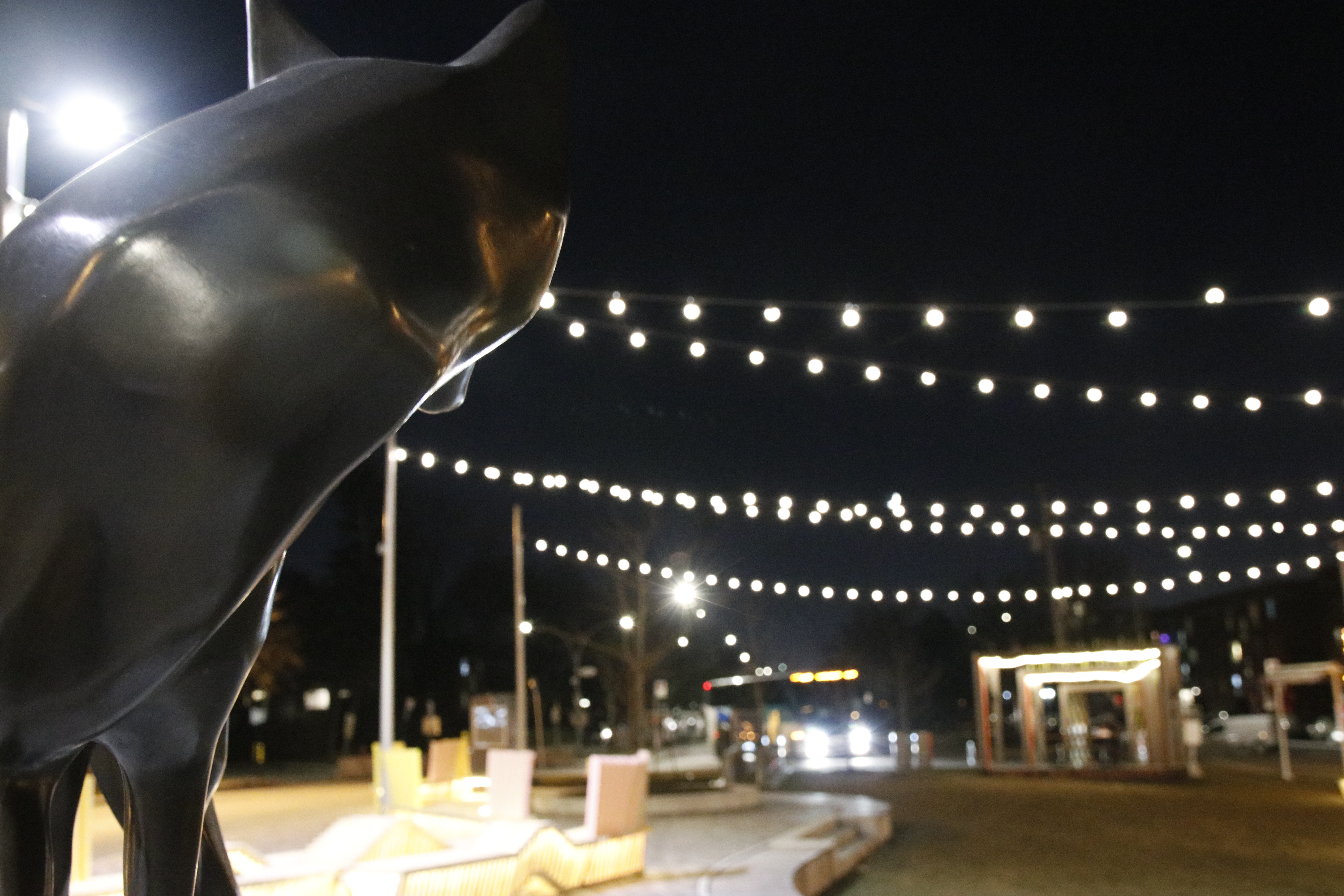 La station hivernale «Adagio» est située à la place Rodolphe-Rousseau sur Décarie.