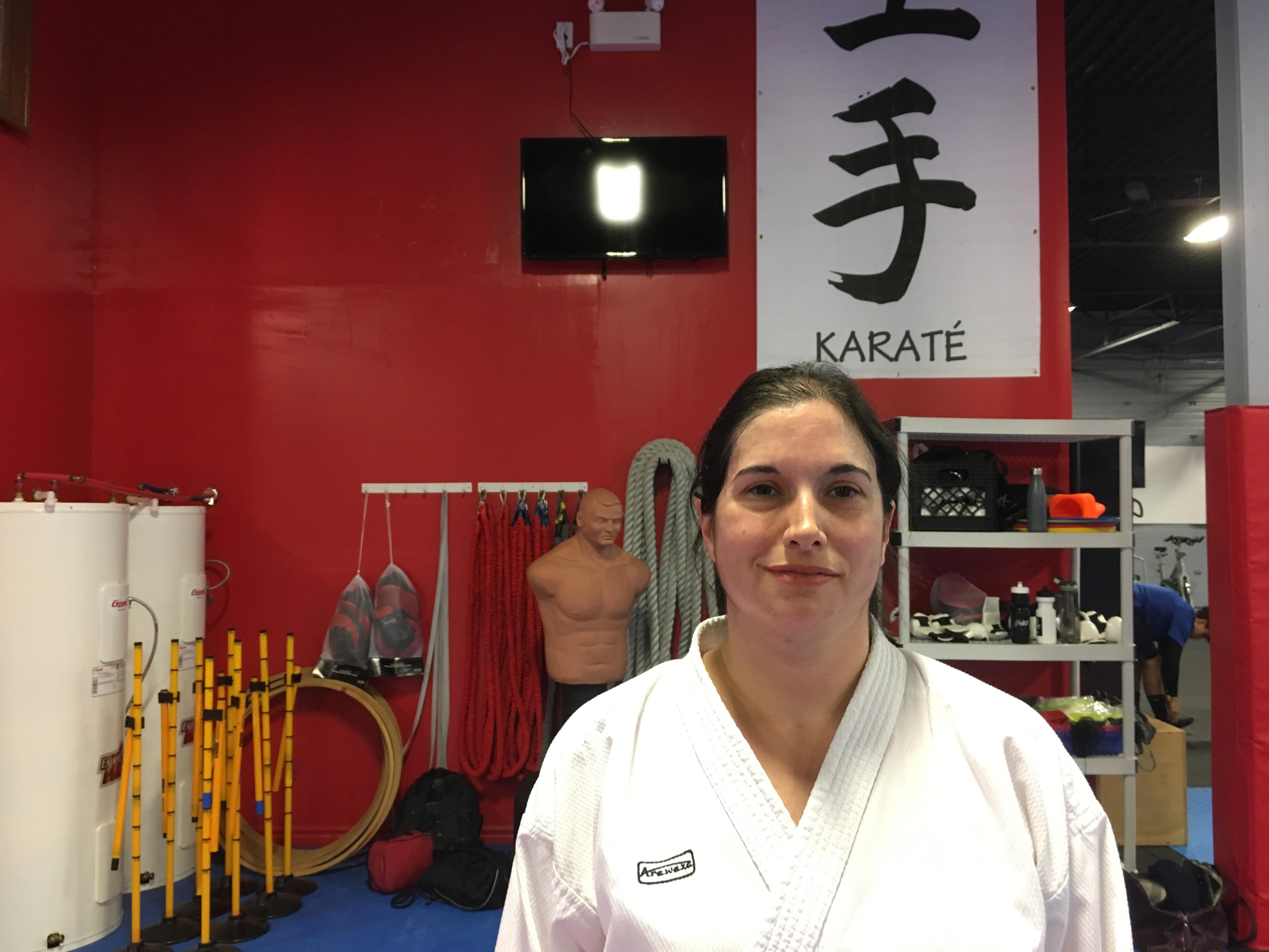 La karatéka laurentienne Valérie Desroches