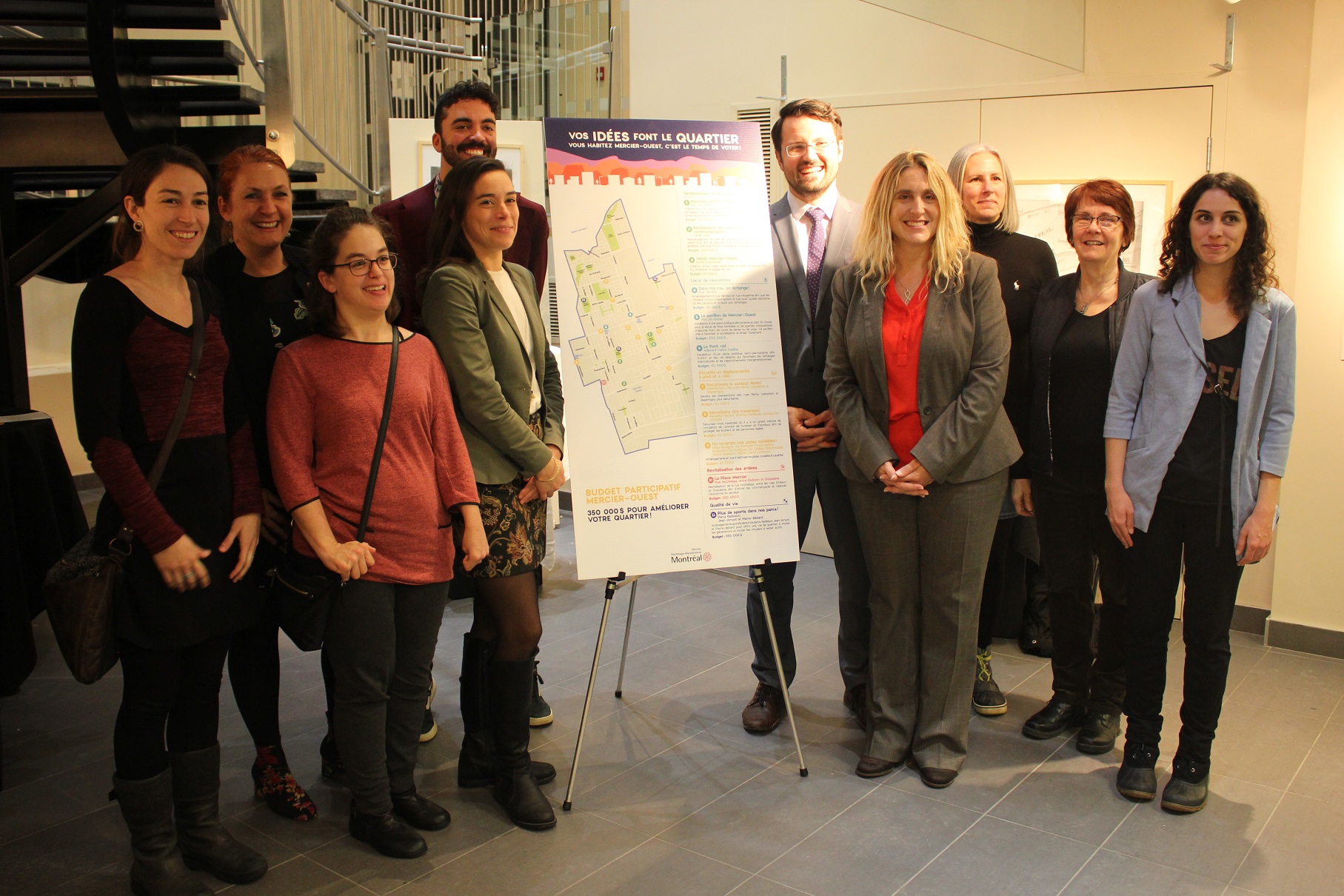 Photo du comité de Mercier-Ouest.