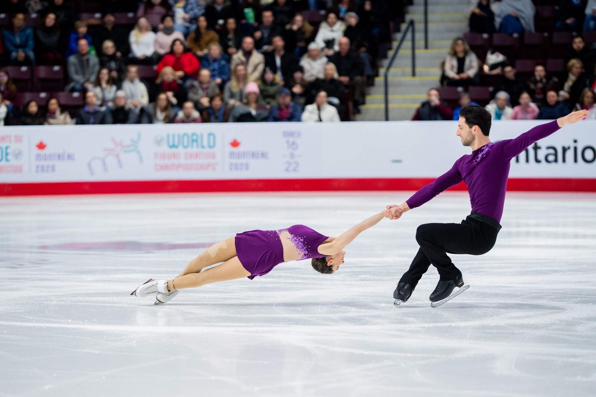 Maxime Deschamps a comme partenaire Deanna Stellato depuis deux ans.