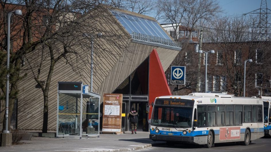La station LaSalle du réseau de transport en commun.
