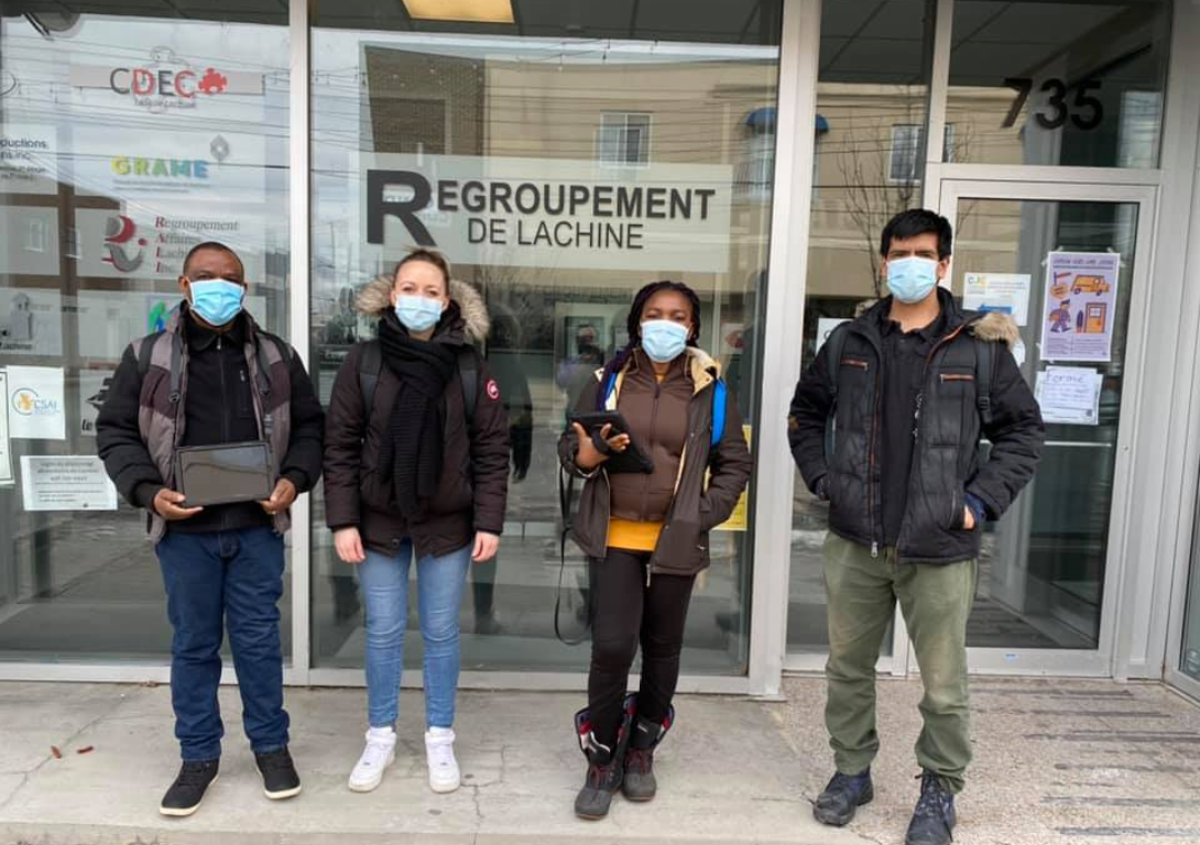 Nouveau service de transport par la Brigade Lachine solidaire