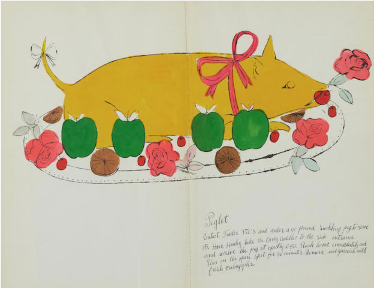 Et si vous vous offriez un livre de recettes signé Andy Warhol ?
