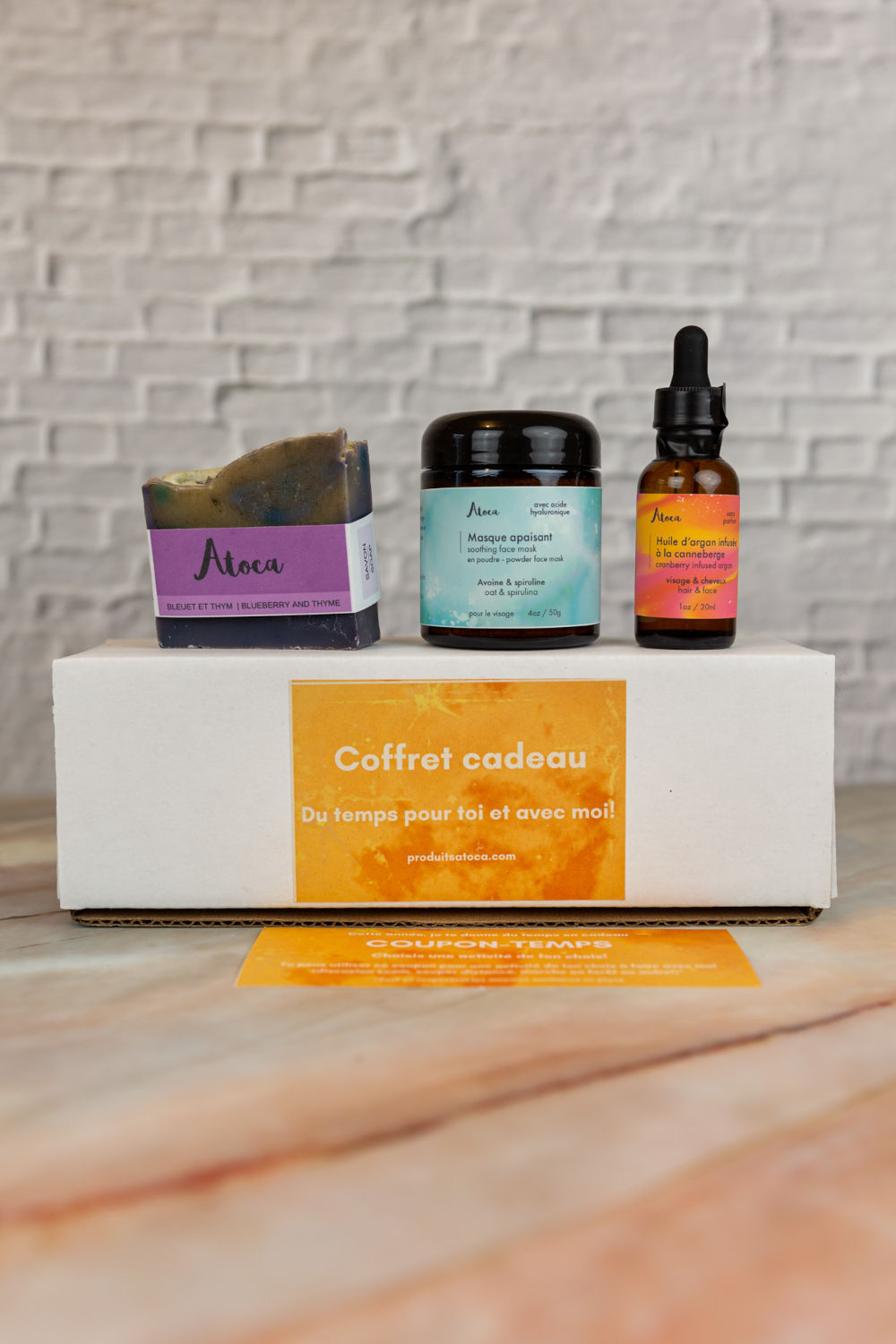Coffret de produits Atoca