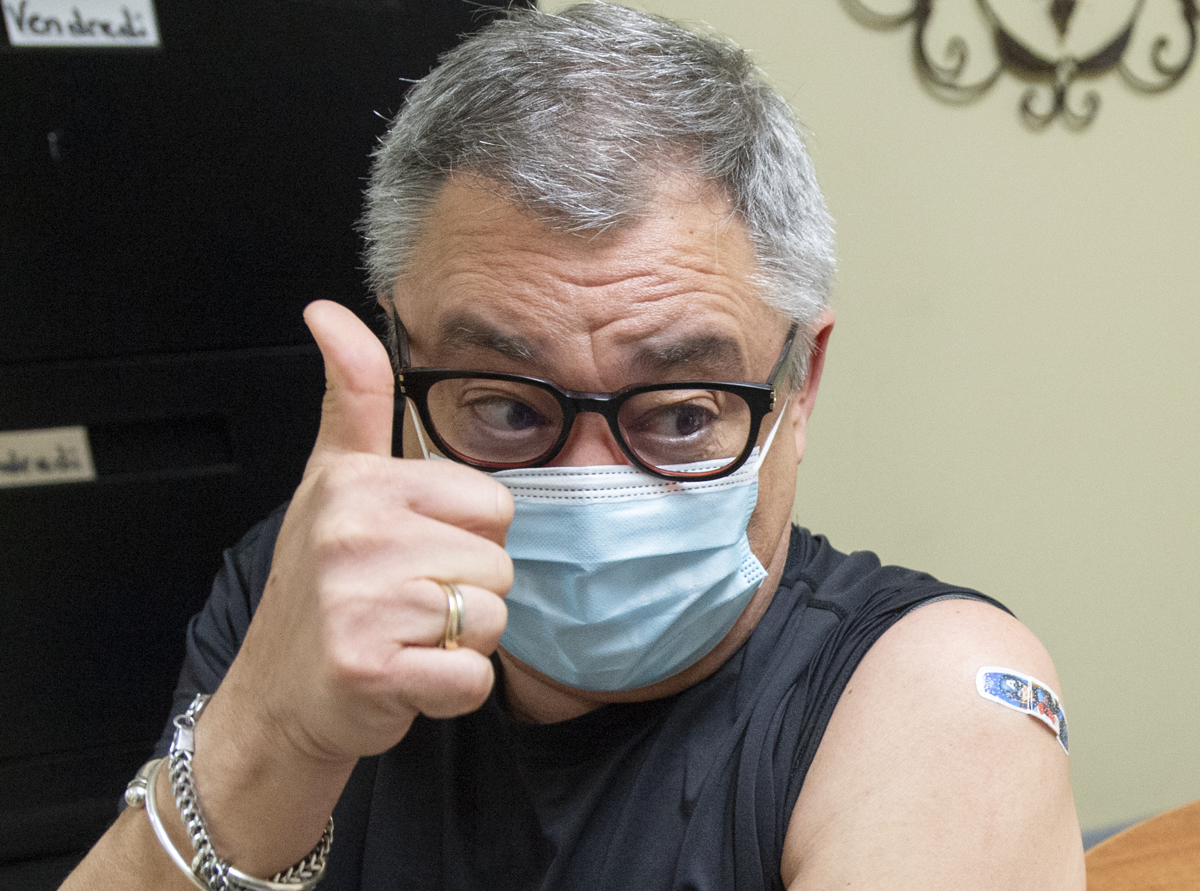 Horacio Arruda, qui a été vacciné lundi.