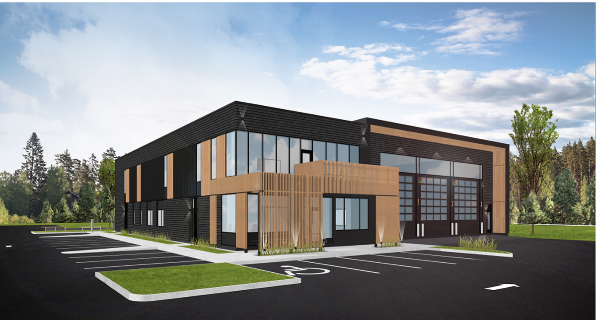 La première maquette de la caserne