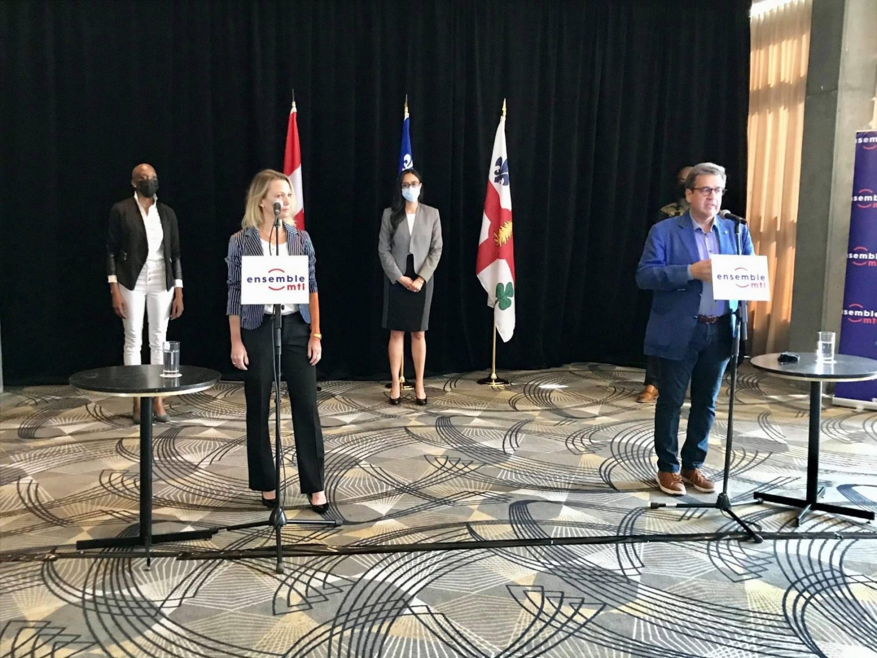 Heidi Hollinger et Denis Coderre