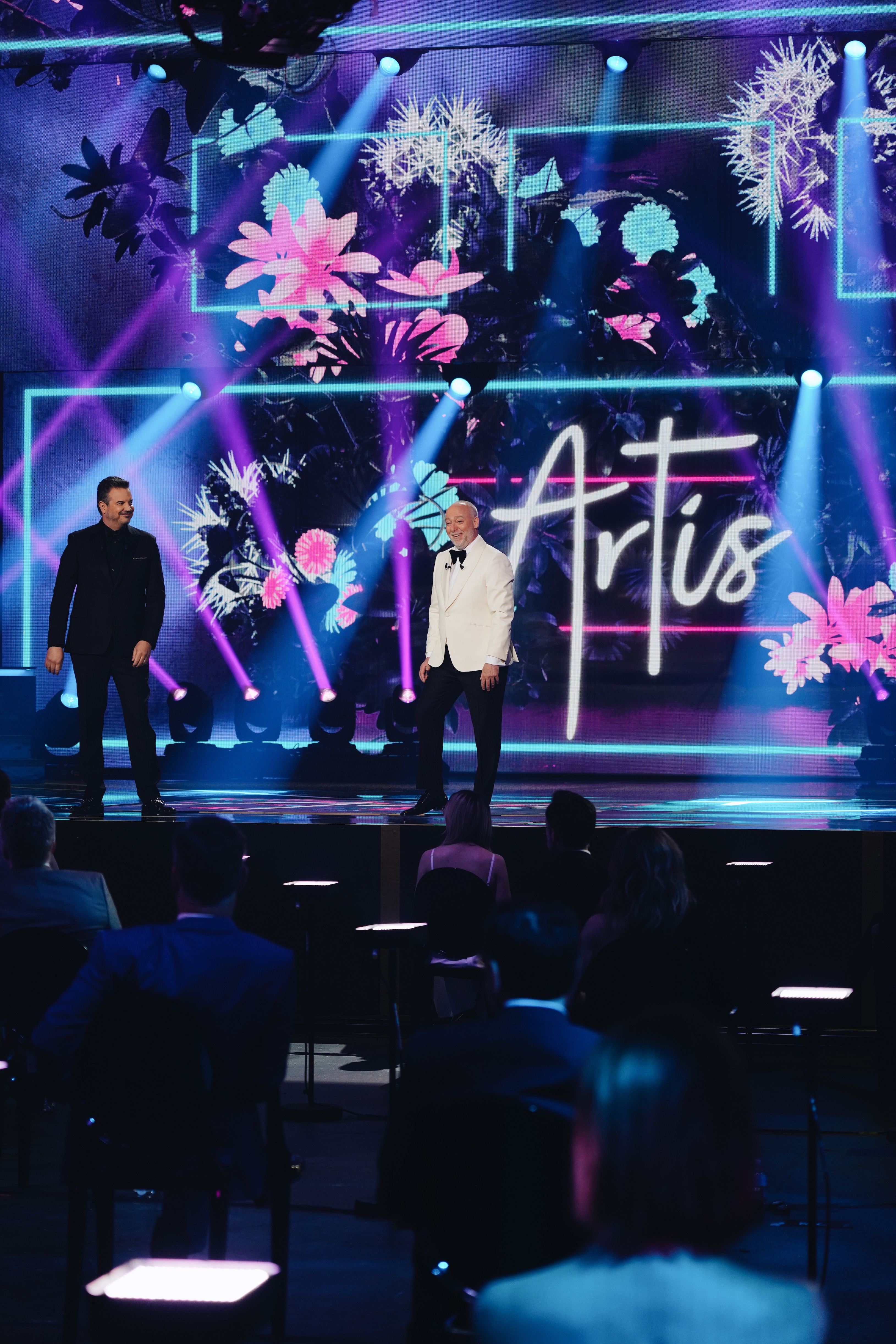 Charles Lafortune et Guy Jodoin lors du Gala Artis 2021