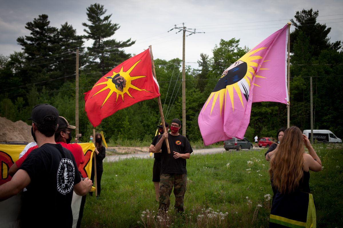 Manifestation à Kanesatake