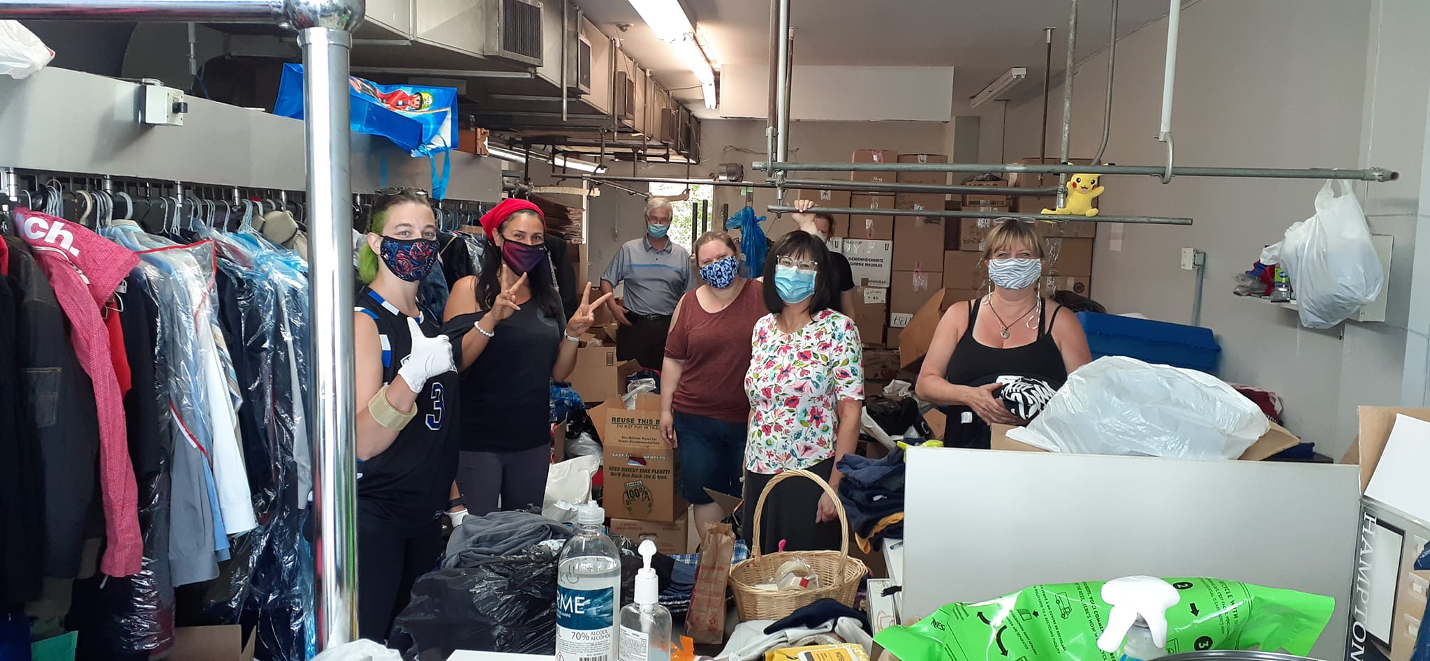 un entrepôt dans l'Ouest-de-l'île