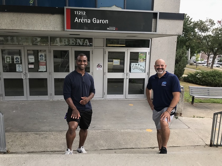 Wilmann Edouard et Martin Panneton.