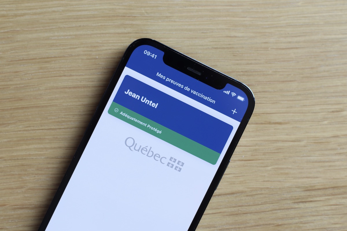 Un passeport vaccinal.