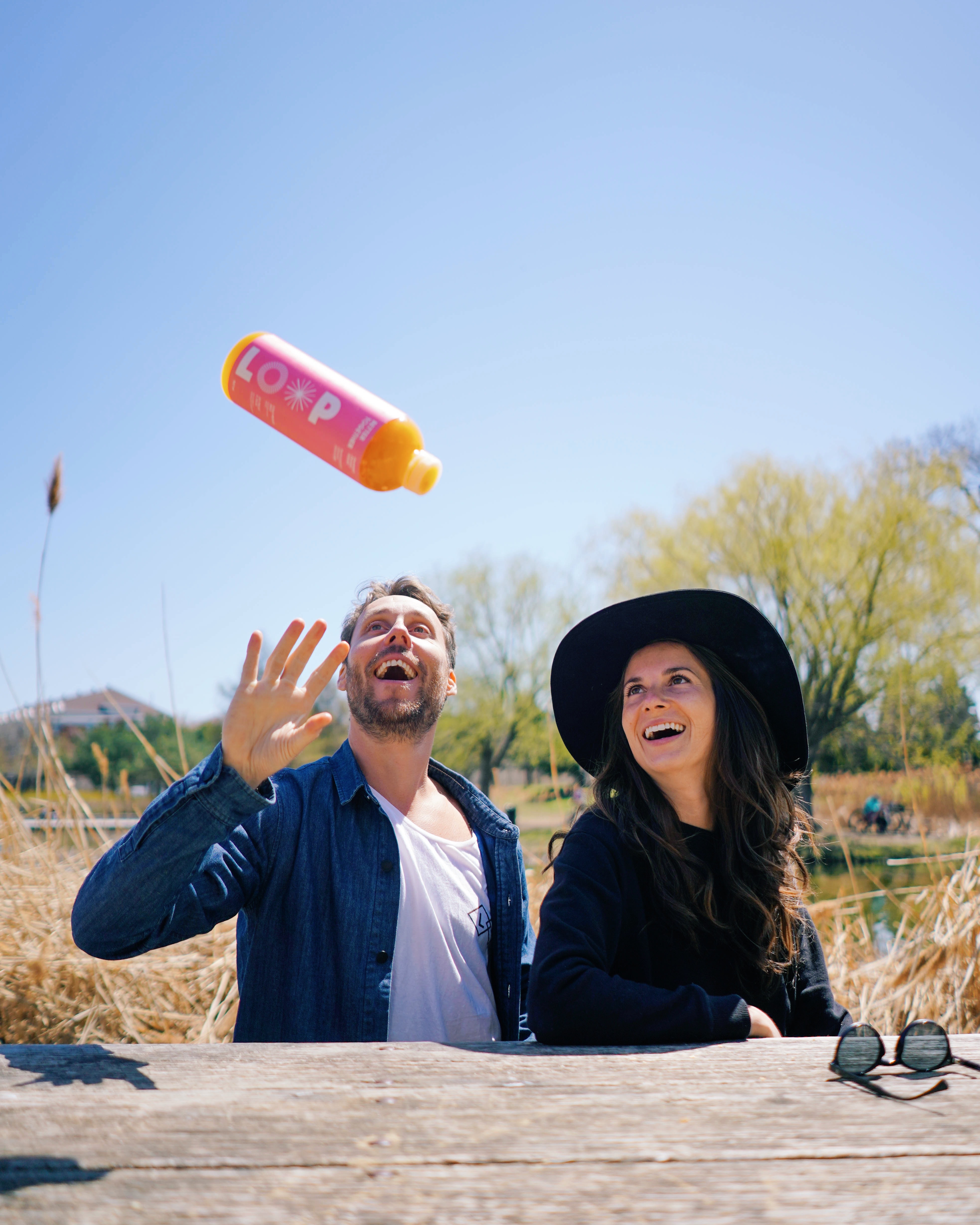 David Côté et Julie Poitras-Saulnier, fondateurs de Loop Mission