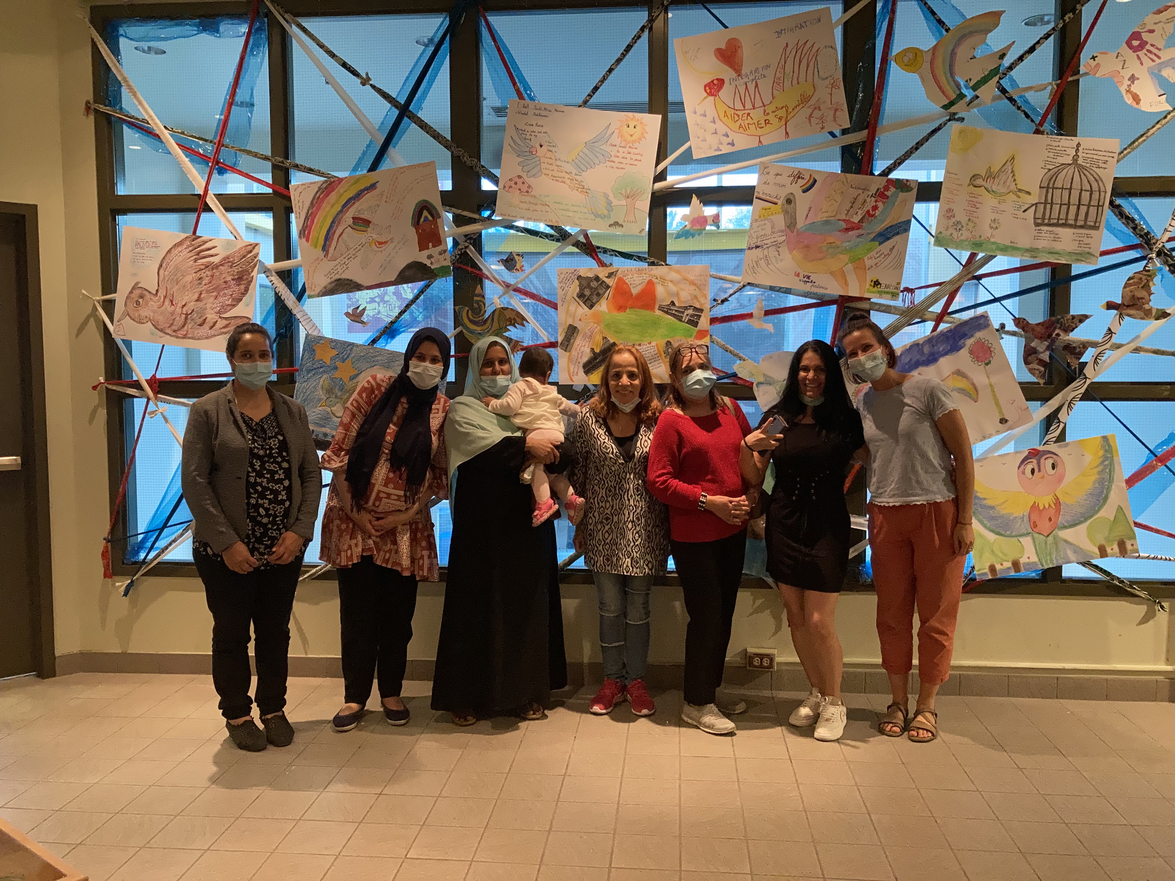 Inauguration de l'exposition Artégration à la maison de la culture d'Ahuntsic Cartierville, Photo: Gracieuseté / Pause Famille