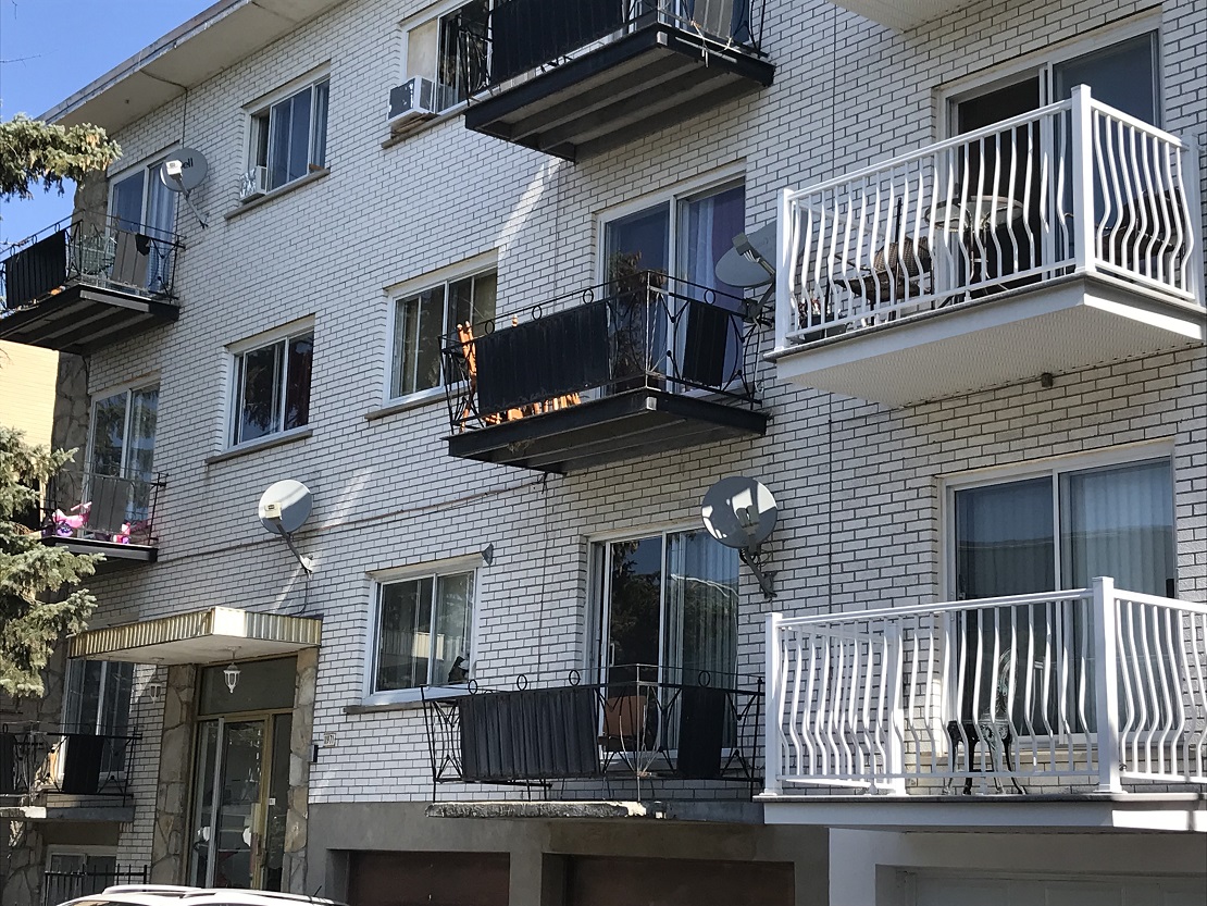 Des logements de Montréal-Nord.