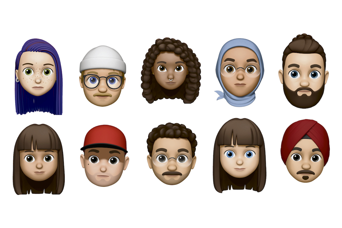 Memojis d'électeurs.