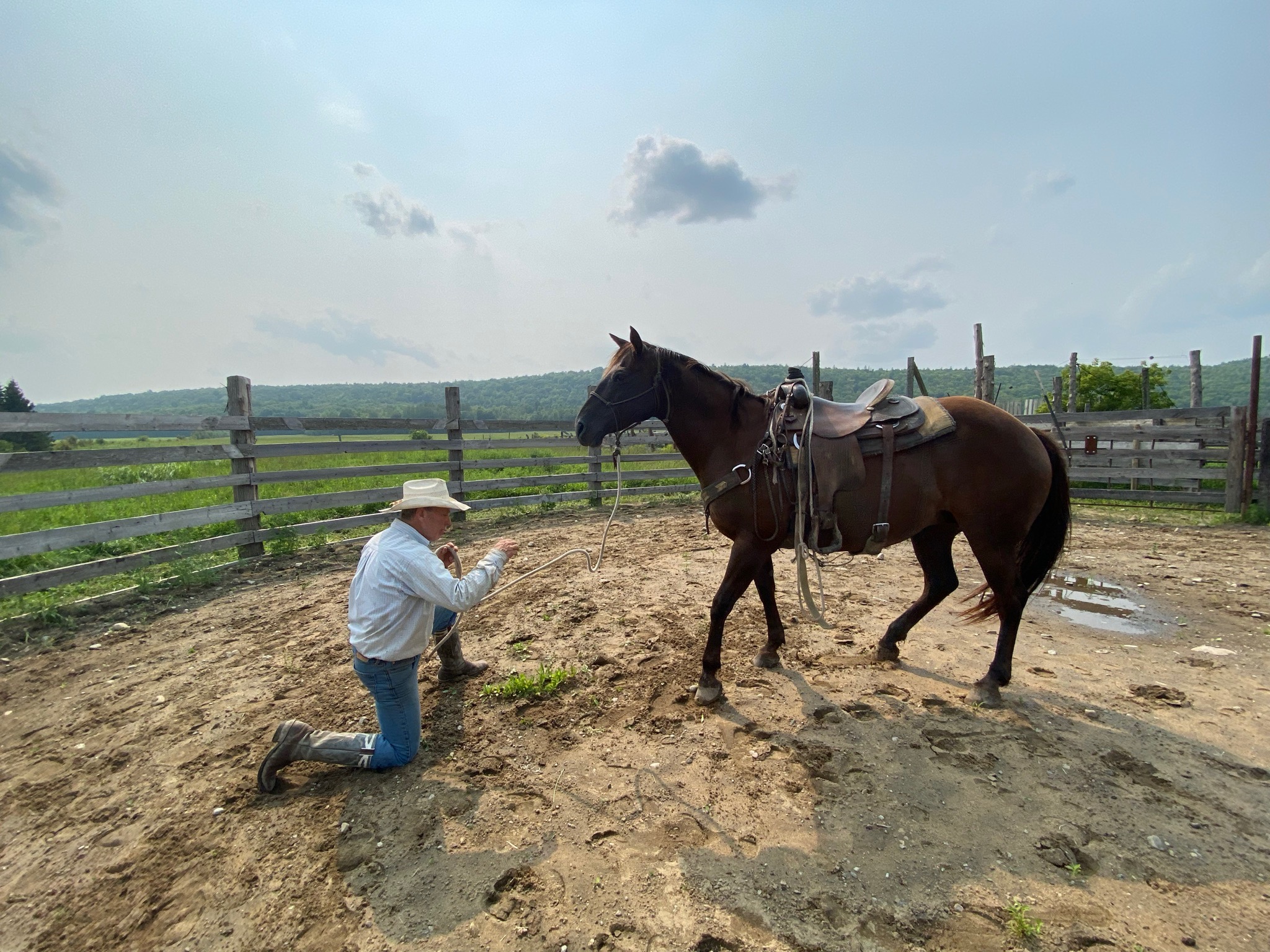 Quelques forfaits équestres sont proposés au ranch Des sabots et des ailes.