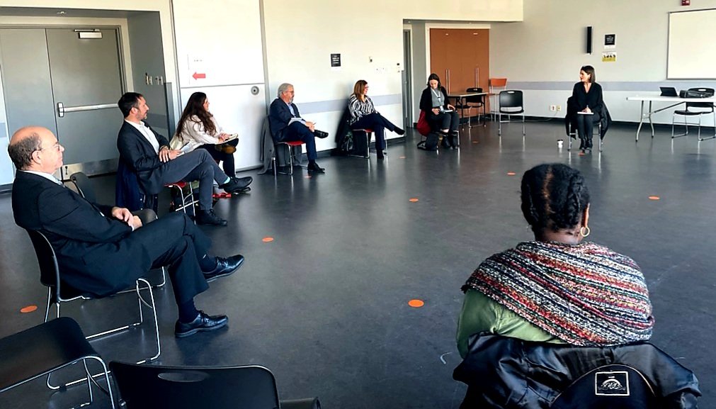 Photo de la rencontre avec Mme Guilbault