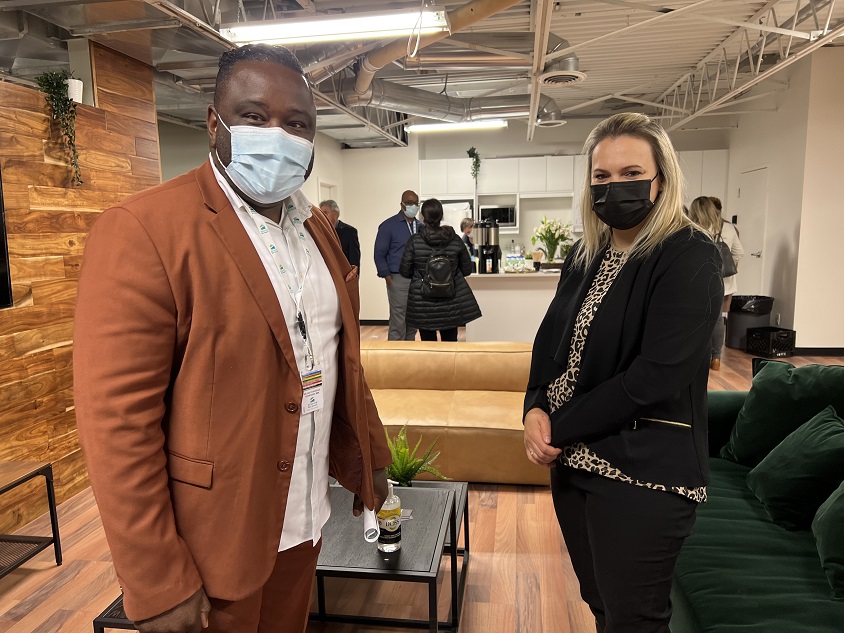 Emmanuel Lafontant et Christine Black.