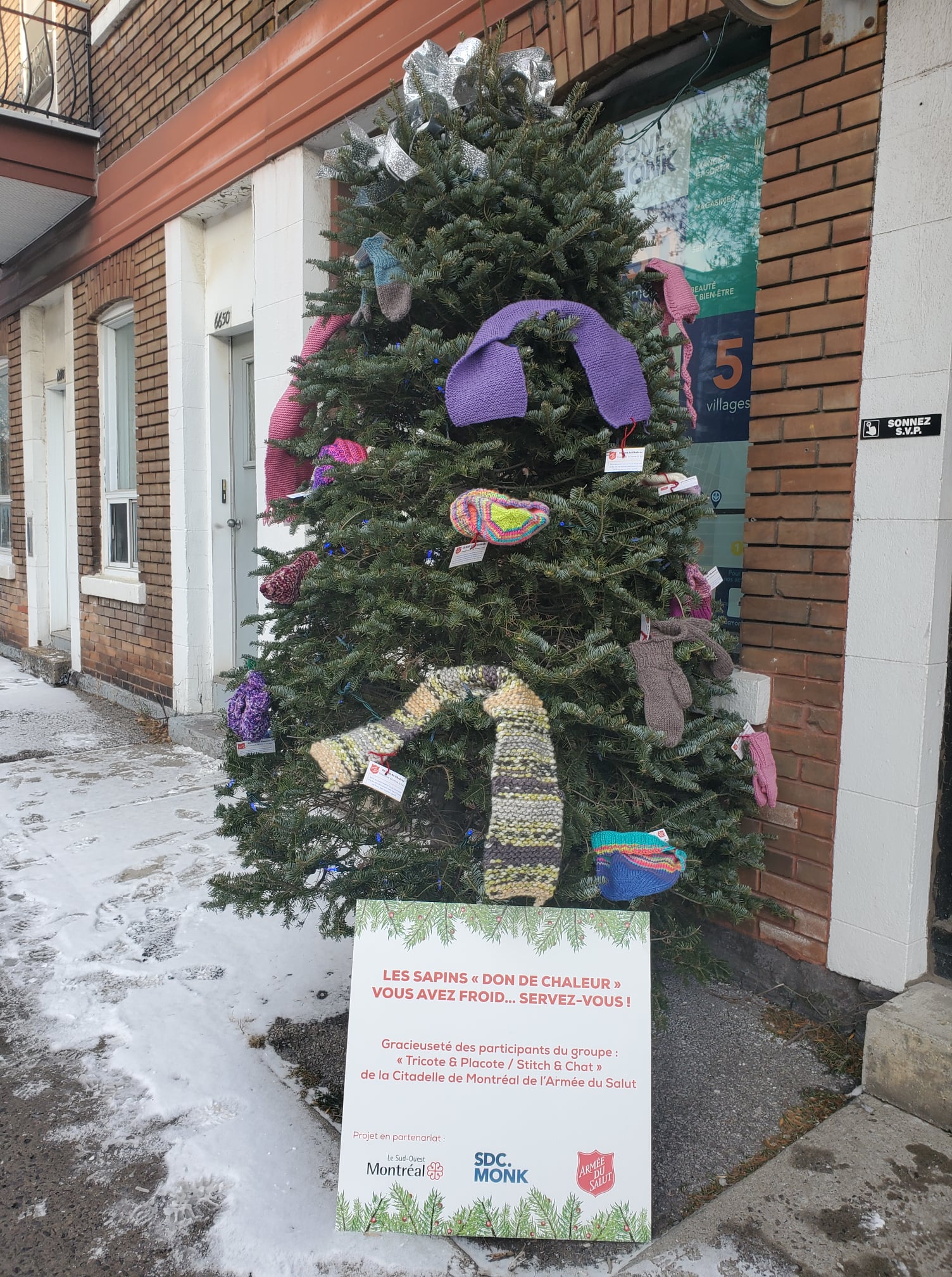 Sapins Don de chaleur Monk