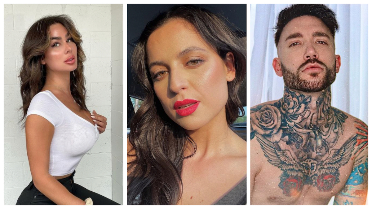 De gauche à droite : les créateur.rice.s de contenu Gabrielle Marion, Karine St-Michel et Rémi Desgagné