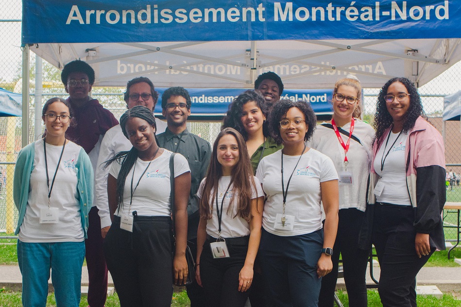 Le Conseil jeunesse lors de l'événement Engagement-jeunesse