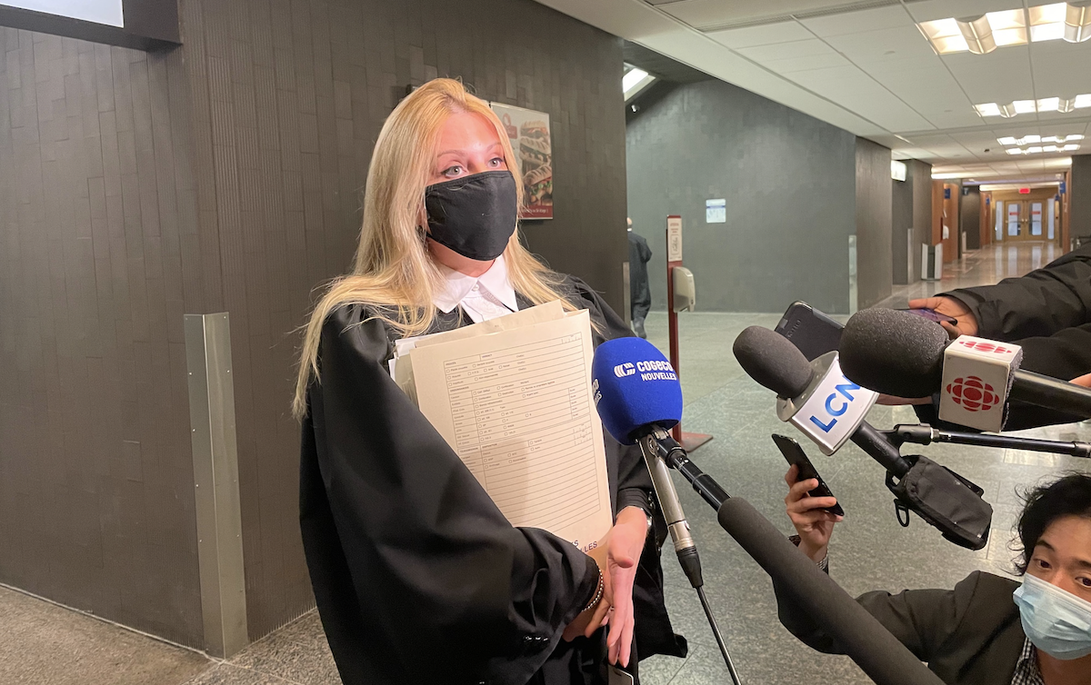 La procureure du DPCP assignée au dossier de Tanvir Singh, Me Annabelle Sheppard.