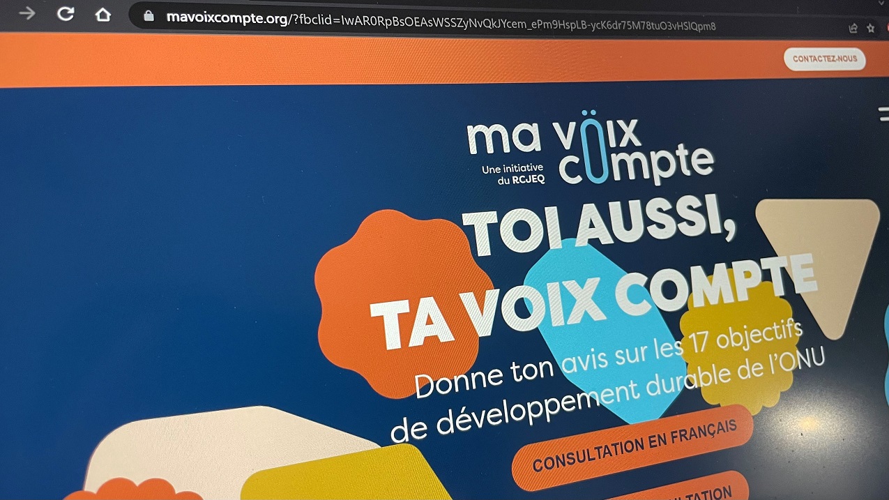 Le questionnaire est disponible sur le site internet de Ma voix compte