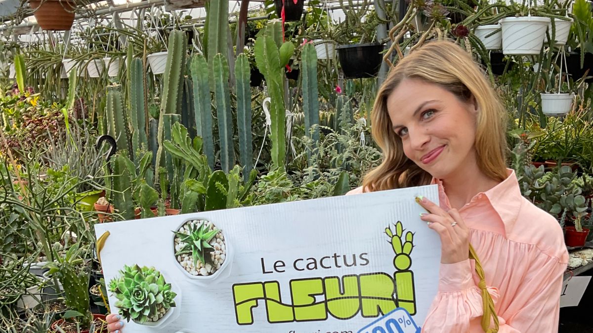 Marie-Lyne Joncas lors de la première de son talk-show Le fabuleux printemps de Marie-Lyne
