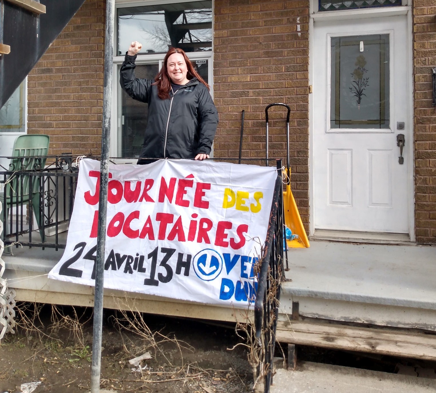 Véronique Martineau participera à la manifestation contre la crise du logement à Verdun, dimanche le 24 avril.