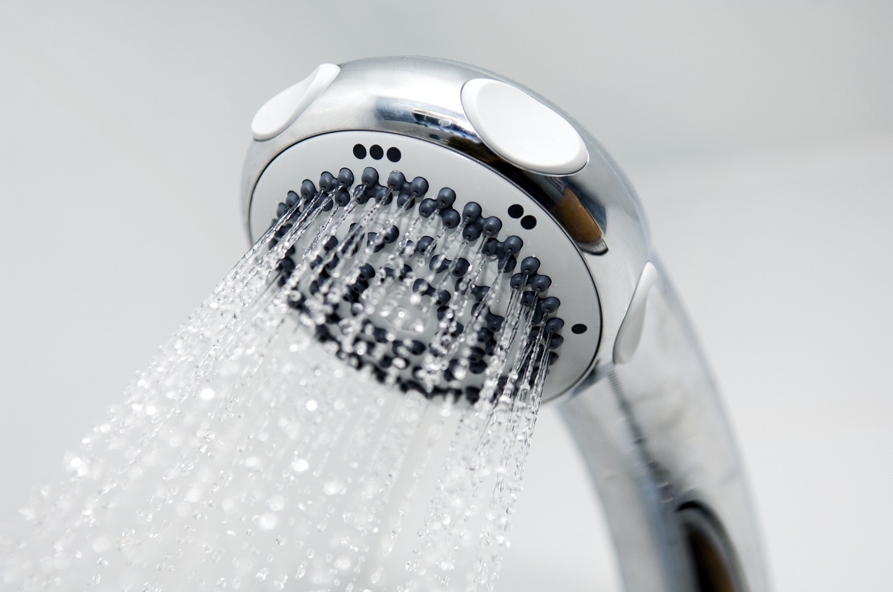 Une pomme de douche.
