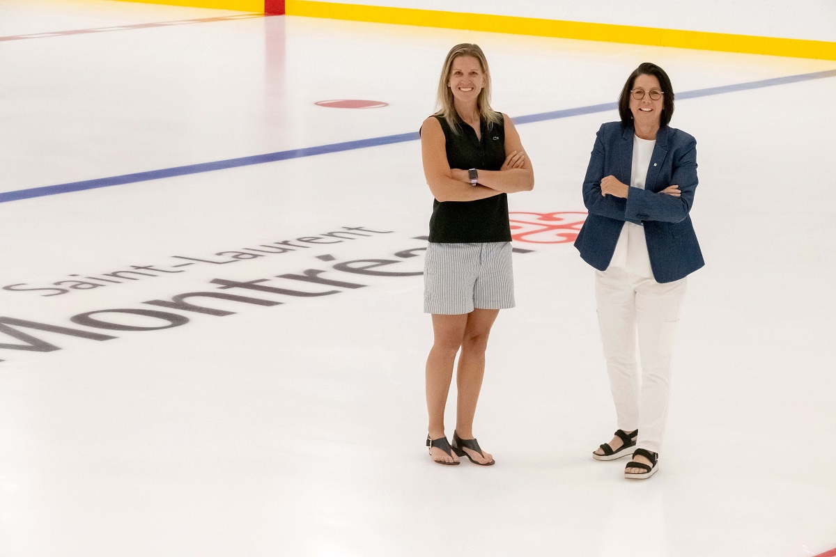 Kim St-Pierre et Danièle Sauvageau.