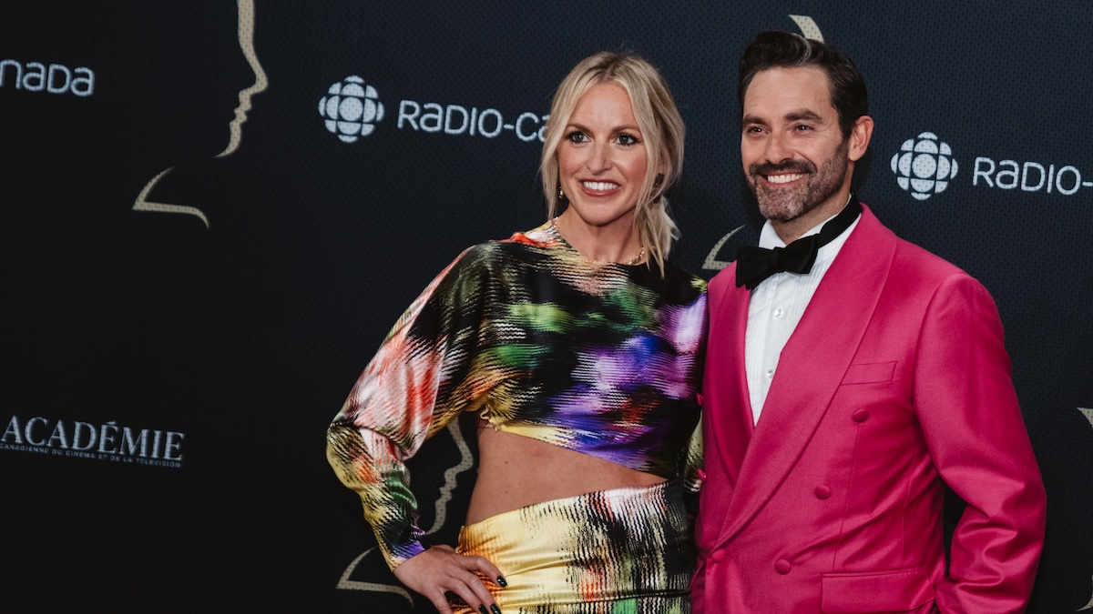 Emily Bégin et Guillaume Lemay-Thivierge sur le tapis rouge de la 37e édition des Gémeaux