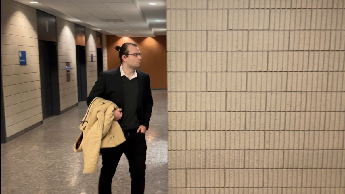 Gabriel Sohier-Chaput au Palais de Justice de Montréal