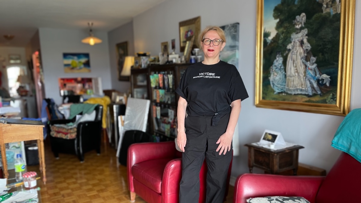 Nadine Freville, locataire du Manoir Lafontaine depuis 17 ans.