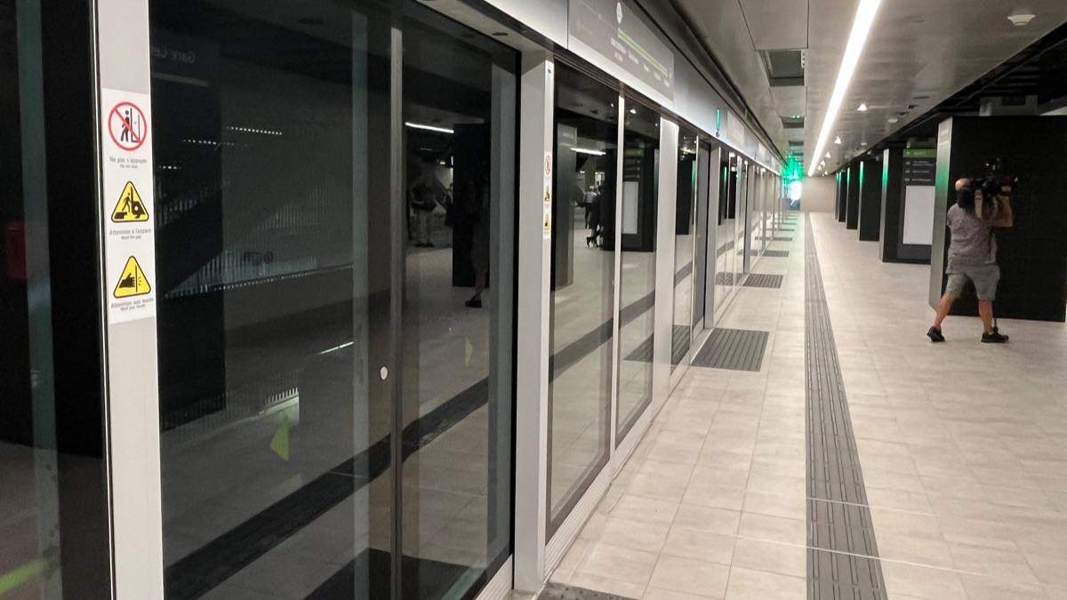 La station Gare Centrale du REM.