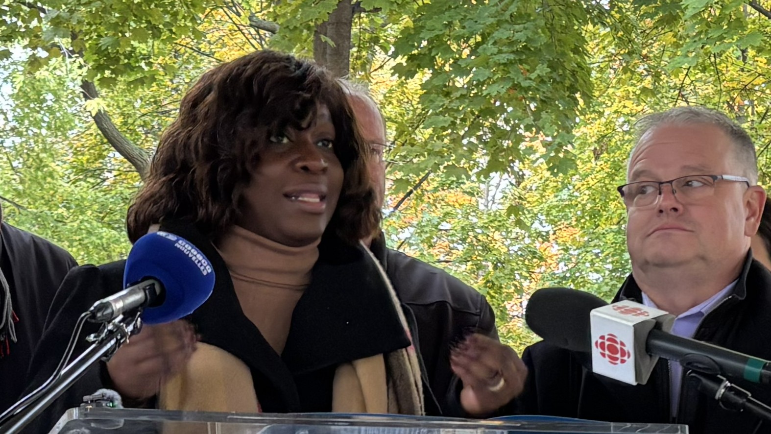 Gracia Kasoki Katahwa en point de presse.